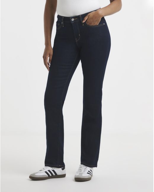 Levi's White 314 Shaping Straight Jean