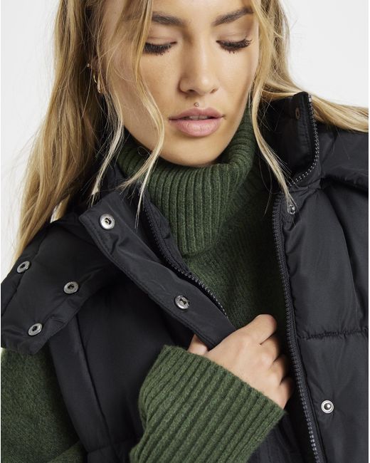 Simply Be Green Square Quilt Padded Body Warmer