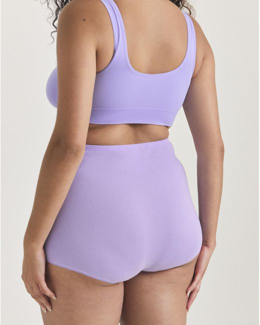 Pretty Secrets Purple 5 Pack Comfort Shorts
