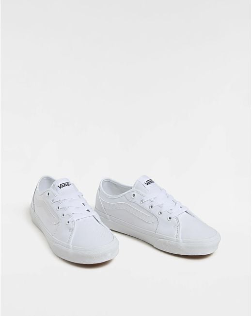 Vans White Filmore Decon Trainers