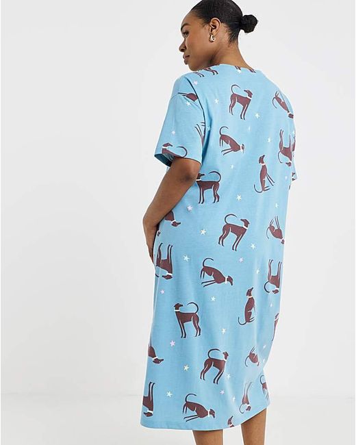 Pretty Secrets Blue 2 Pack Midi Nighties