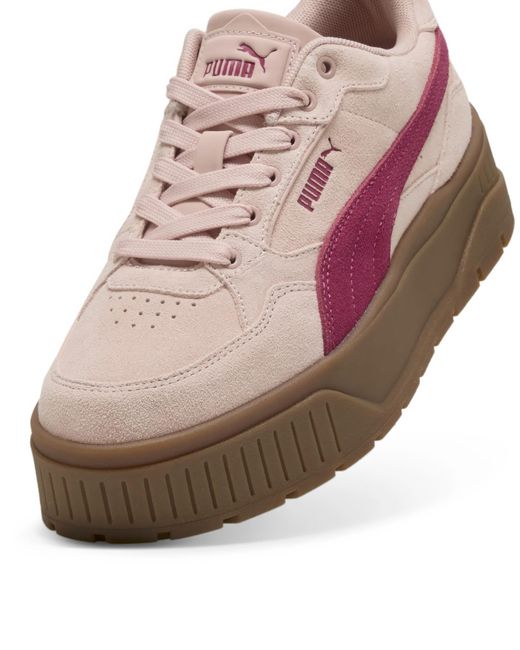 PUMA Pink Karmen Ii Idol Suede Trainers
