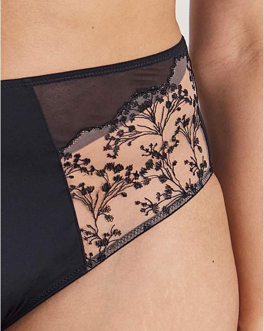Pretty Secrets Black Penelope Knickers