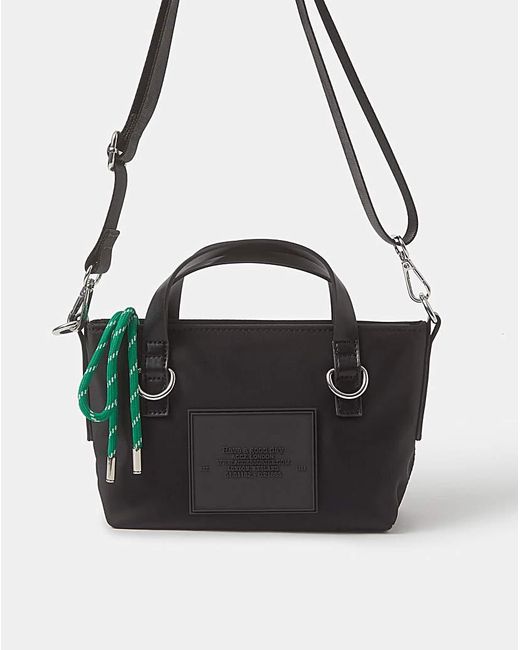 Accessorize Black Mini Nylon Handheld Bag