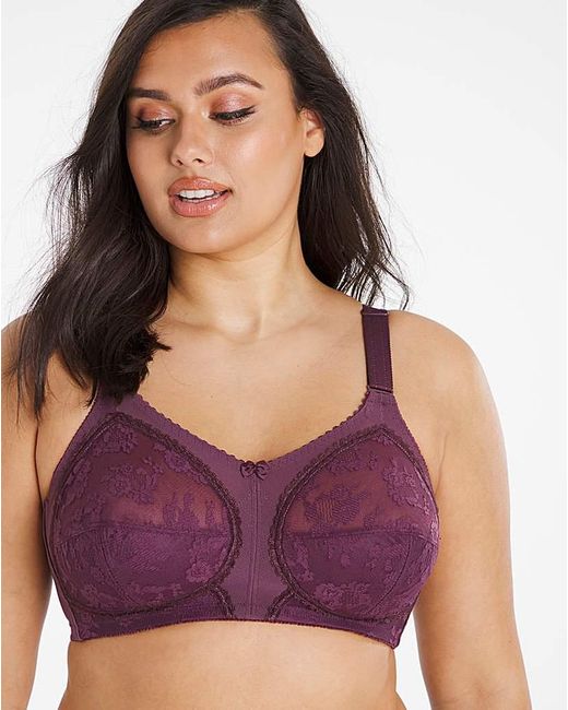 Triumph Purple Doreen Non Wired Bra