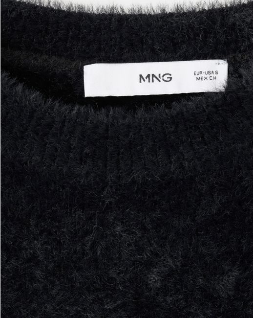 Mango Black Crew Neck Jumper