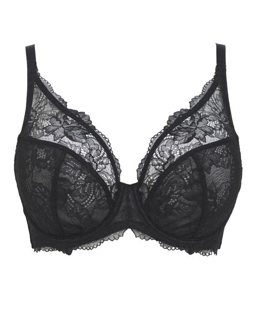 Pretty Secrets Black Ella Full Cup Wired Bra