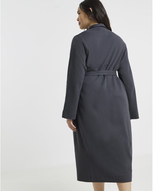 Pretty Secrets Blue Waffle Dressing Gown