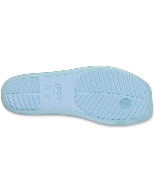 CROCSTM Blue Miami Jely Toe Loop Sandal