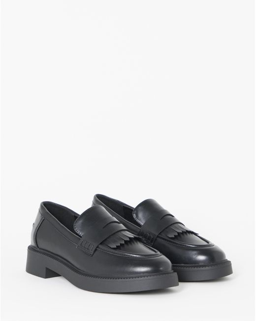 Simply Be Black Classic Fringe Loafer Extra Wide Fit