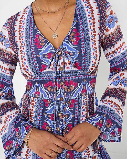 Joe Browns Blue Blissful Boho Tunic Dress