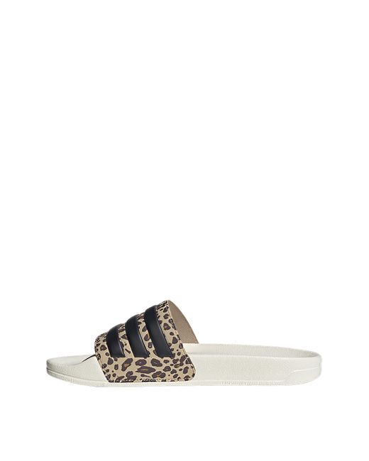 Adidas White Adilette Shower Slides
