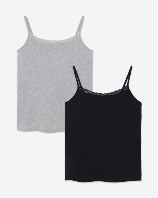 Pretty Secrets White 2 Pack Pj Sleep Vest Tops