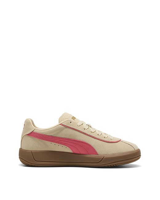 PUMA Pink Club Klassika Suede Trainers