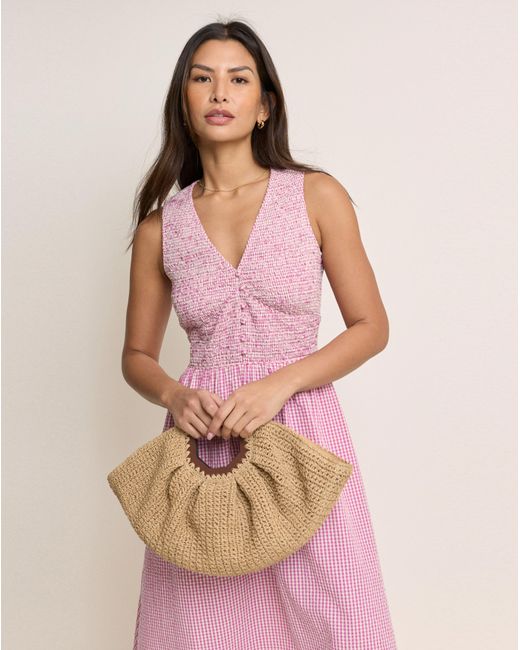 Nobody's Child Pink Sleeveless Eliza Midi Dre