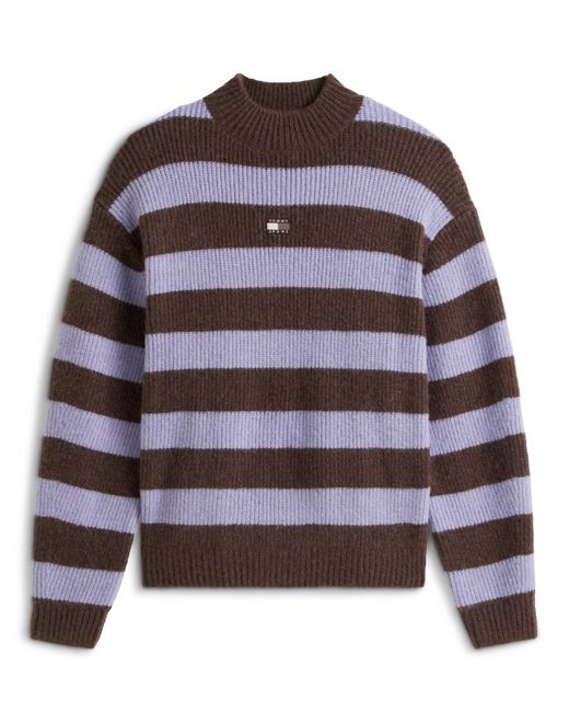 Tommy Hilfiger Black Mockneck Badge Sweater