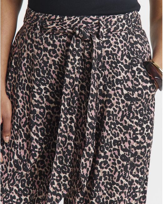 Simply Be White Linen Palazzo Trouser