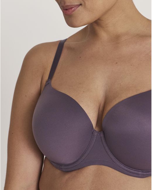 Pretty Secrets Purple 2 Pack Smoothing Microfibre T-Shirt Bras