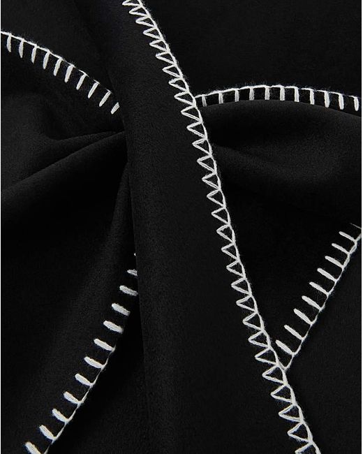 Accessorize Black Knit Triangle Scarf