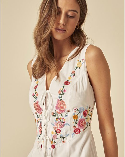 Nobody's Child Natural Terra Midi Dress