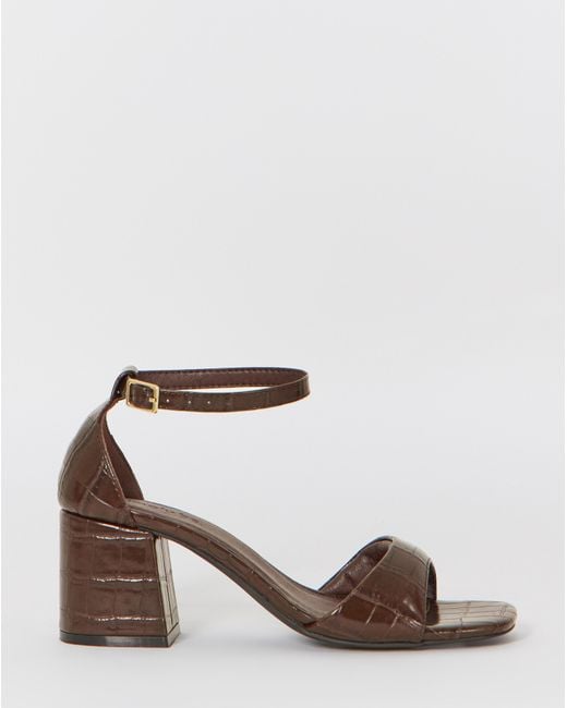 Simply Be Multicolor Barely There Sandals Extra Wide Fit