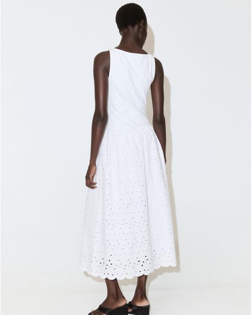 Mango White Dress Toad