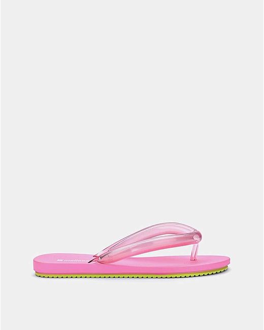 Melissa Pink Melissa Flip Flow Jelly Toe Post Sandals