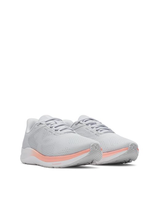 Under Armour White Charged Pursuit Trainers