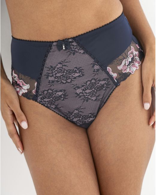 Pour Moi Multicolor Pour Moi Sofia Deep Knicker Midnt/Rose