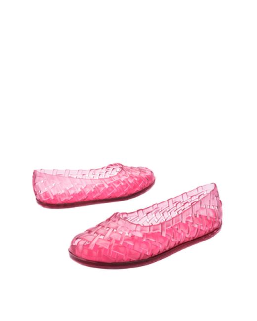 Melissa Pink Melissa Possession Ballerina Jelly Flats