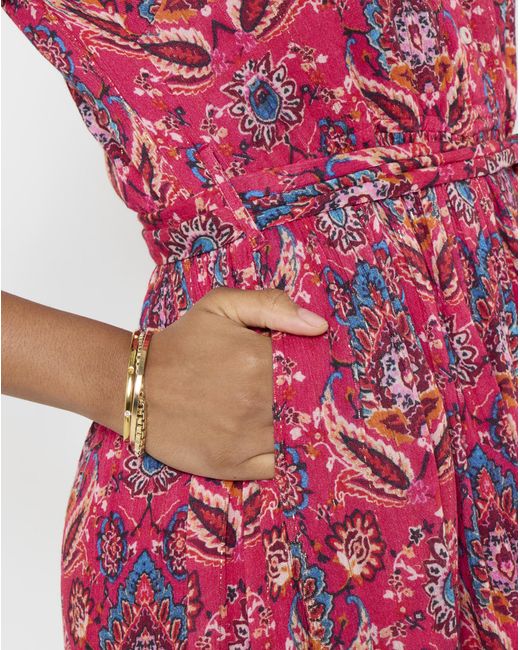 Joe Browns Red Jb California Sunsets Maxi Dress Petite
