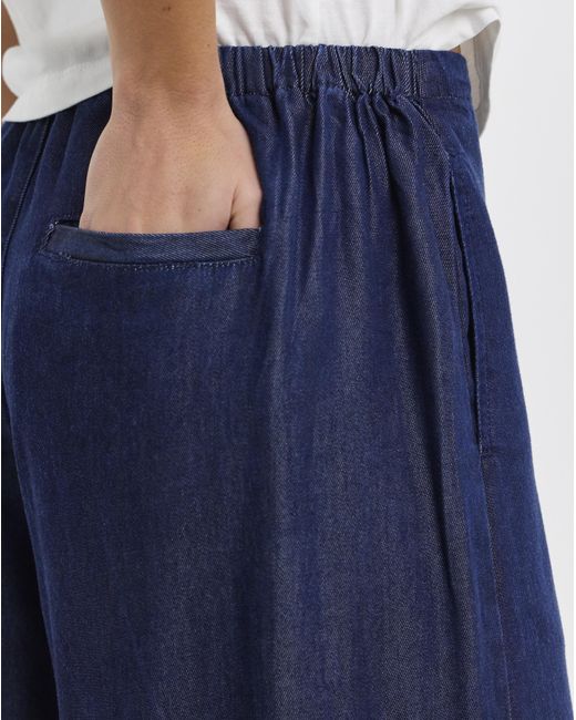 Simply Be Blue Lyocell Denim Balloon Jeans