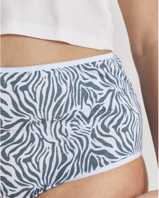 Pretty Secrets Blue 6 Pack Full Brief
