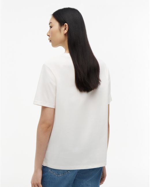 Tommy Hilfiger White Relaxed Varsity Tee