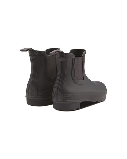 Hunter Black Original Chelsea Boots