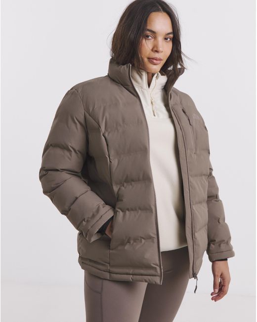 Snowdonia Brown Padded Showerproof Jacket