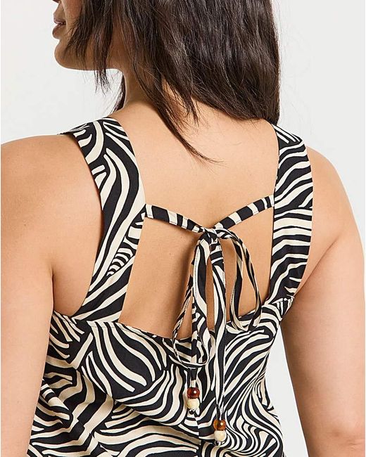 Simply Be Black Square Neck Cami
