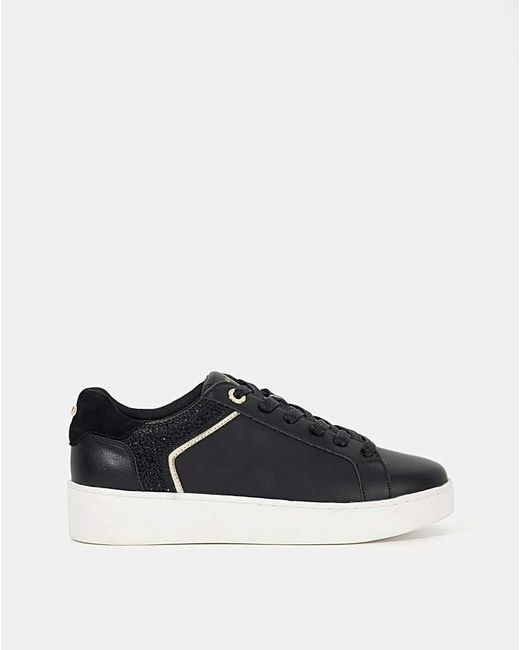 Dune White Platform Trainers D Fit