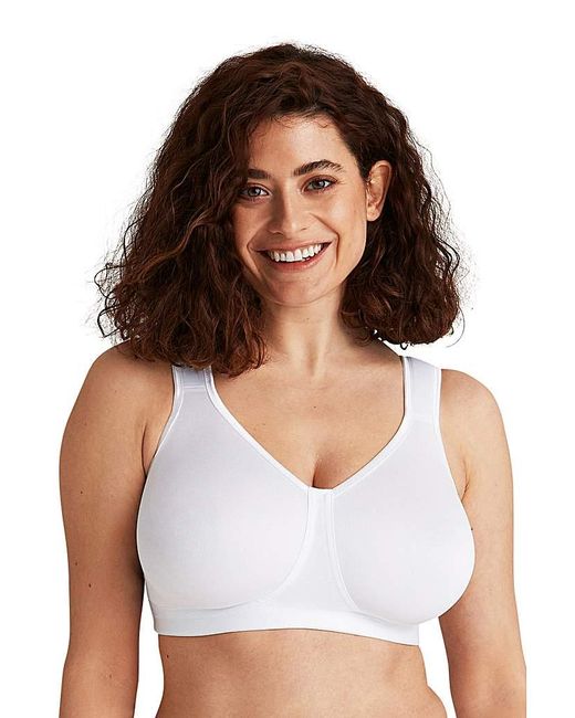 Miss Mary Of Sweden White Miss Mary Smooth Divide Non-Wired Bra