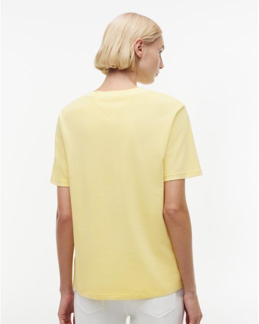 Tommy Hilfiger Yellow Relaxed Varsity Tee