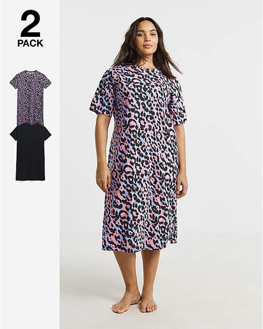 Simply Be Red (2 Pack) Value Nighties