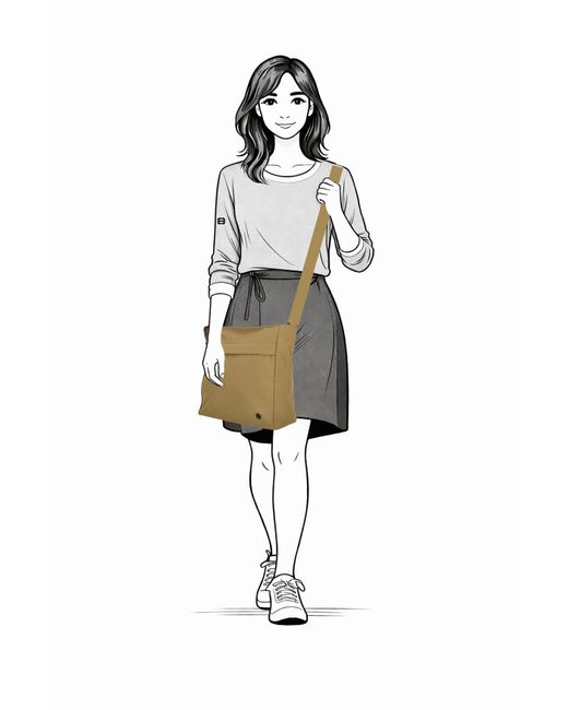 Enrico Benetti Natural Tessa Shoulder Bag
