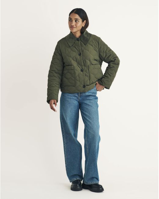 Nobody's Child Green Quilted Jacket