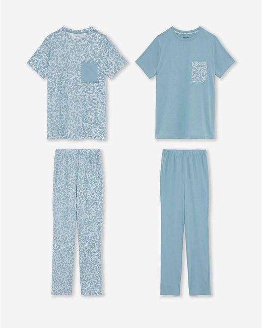 JD Williams Blue Value (2 Pack) Pj Sets
