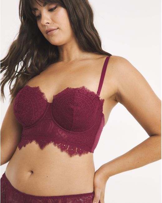 Figleaves Purple Adore Midi Multiway Bra