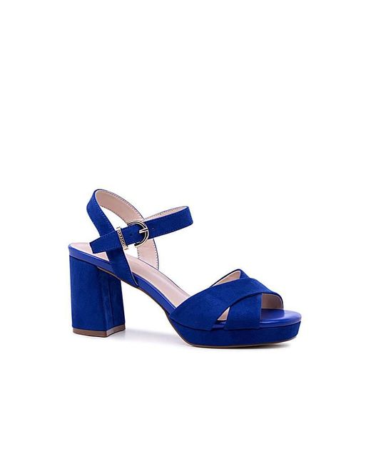 Paradox London Blue Leya Platform Sandals