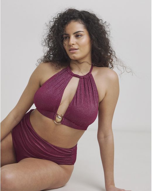 Figleaves Purple Cancun Bikini Bottoms