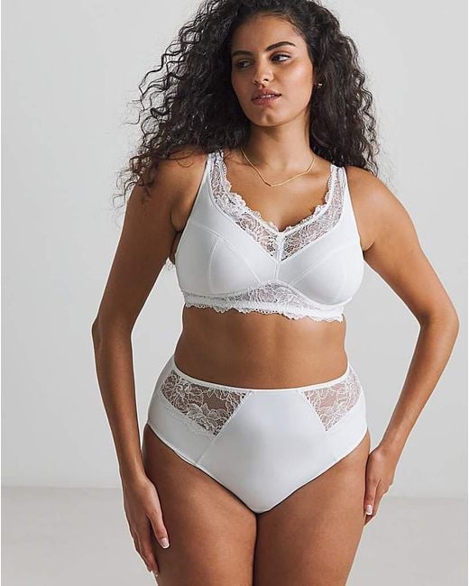 Pretty Secrets White Ella 2 Pack Full Knickers