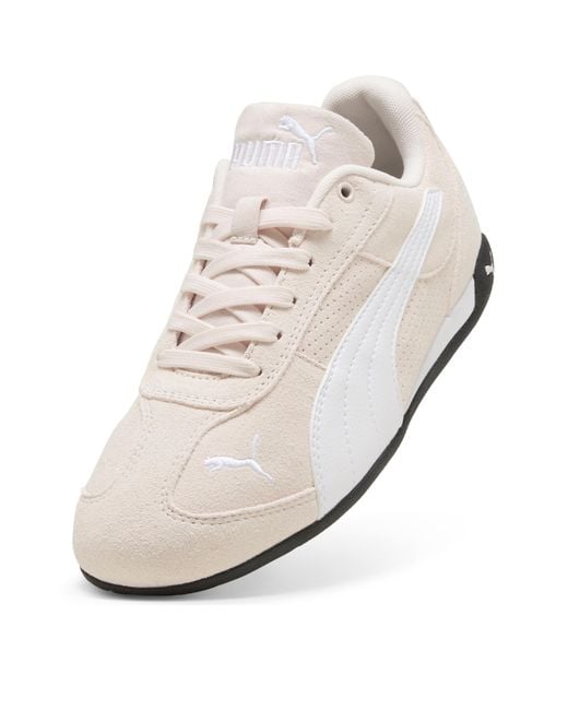 PUMA White Replicatch Suede Trainers