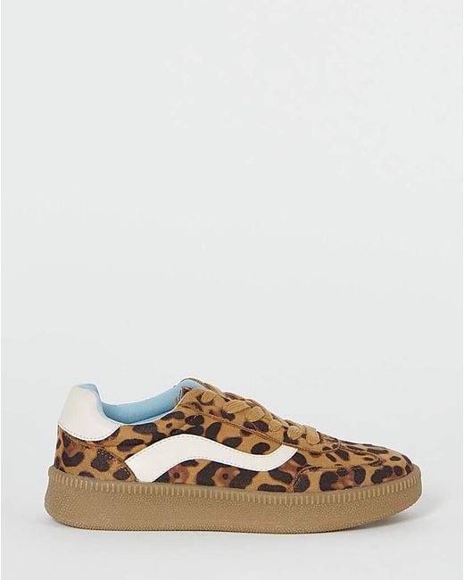 Simply Be Blue Chunky Retro Trainer Extra Wide